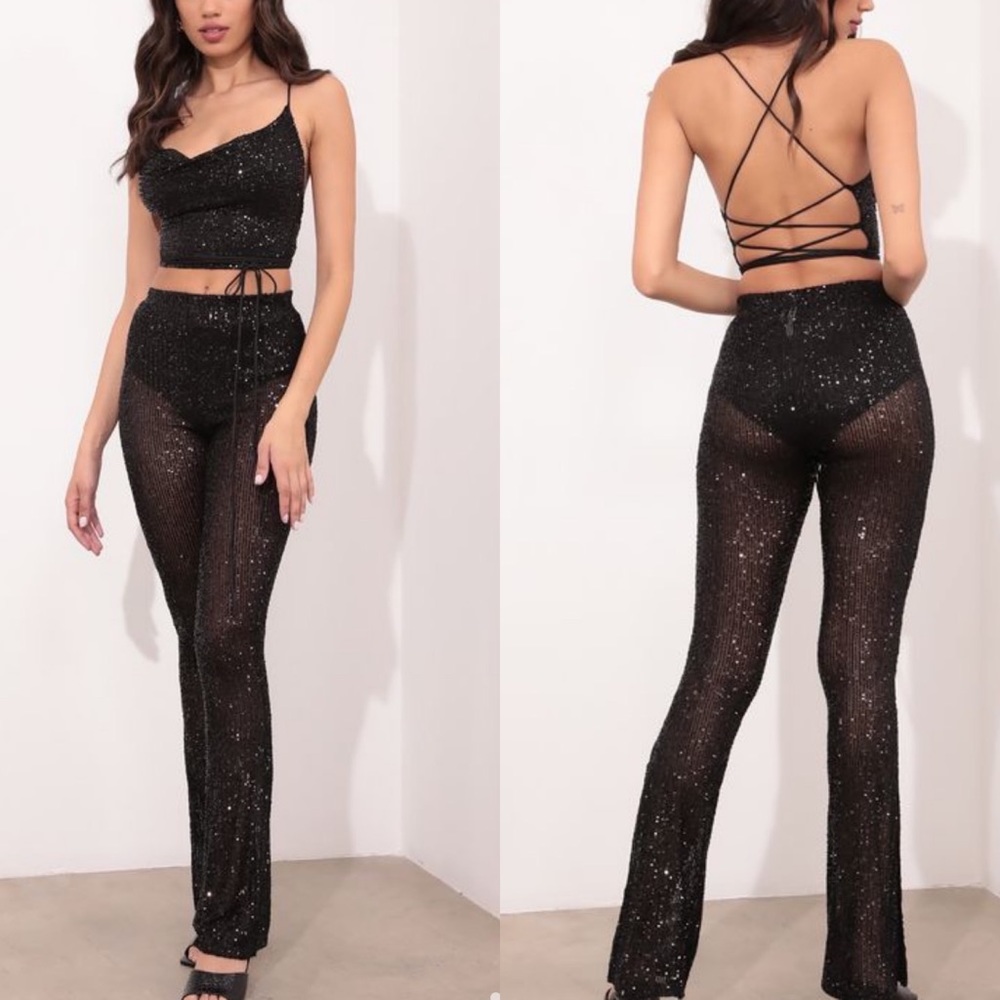 Lucy In The Sky sequins set